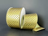 Moss Metallic-Gold Metalique Check, 2.5"X10Y 76637-40-15