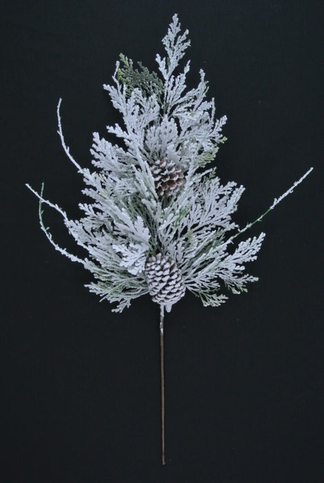 30 In Snow Cedar Pinecone 82886