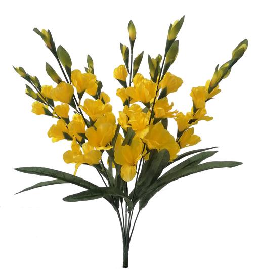 27 In Gladiolus Bush X 7 83343-YEL - DecoExchange®
