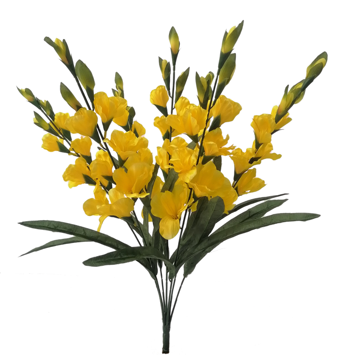 27 In Gladiolus Bush X 7 83343-YEL - DecoExchange®