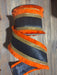 4“X 10Yds Metallic Dupion Fringe Orange Trim, Black 05-1861 - DecoExchange®