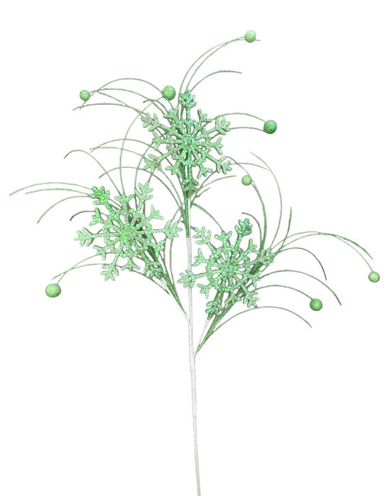 Glitter Snowflake Spray X 3 H28 84615MINT - DecoExchange®