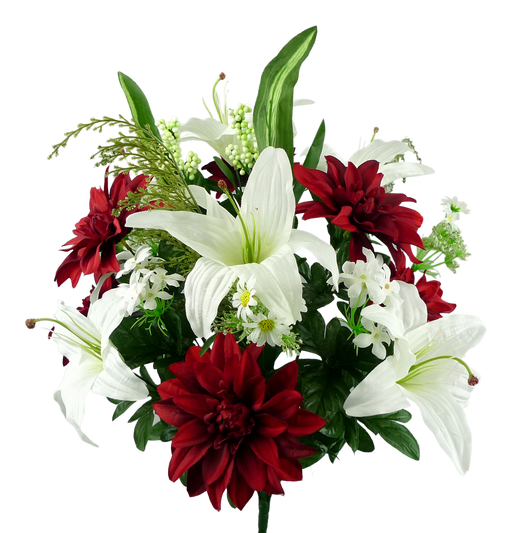 Lily Dahlia Mix Bush X 22 H25 84907RDWT - DecoExchange®