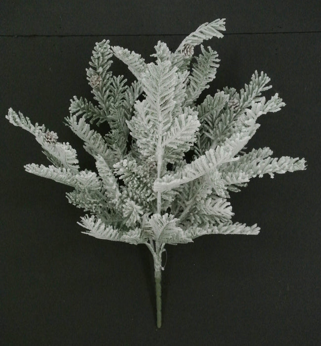 20" Snowed Pine Bush