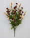 20" Aster Mum Bush, Burgundy/Beige