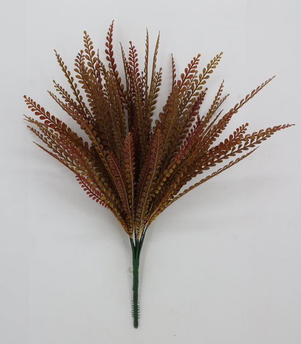 19 In Plastic Button Fern 85804-BRN