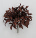 17 In Plastic Leaf W Glitter 85808-COPPER