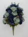 30" Peony Hydrangea Rose, Blue