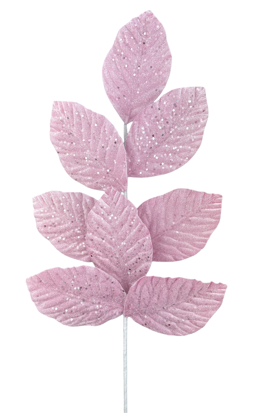 Magnolia Lvs Spray x 8 H28 Pink 86321PK