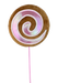 Gingerbread Lollipop Spray H22Xdia6.5 86444BNPK - DecoExchange®