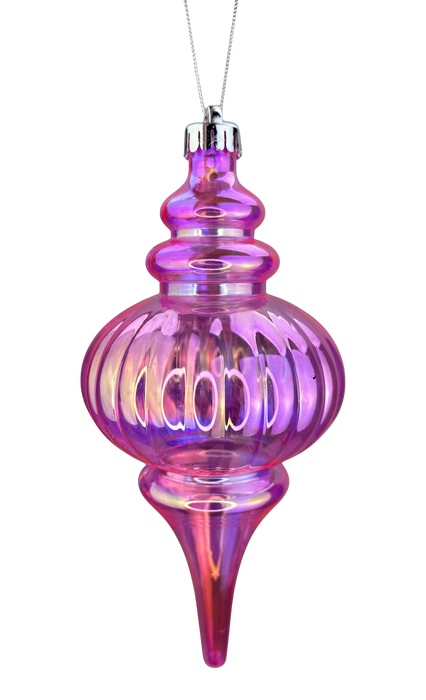Orn Iridescent Finial Dia10Xdia4 86540IRPK - DecoExchange®
