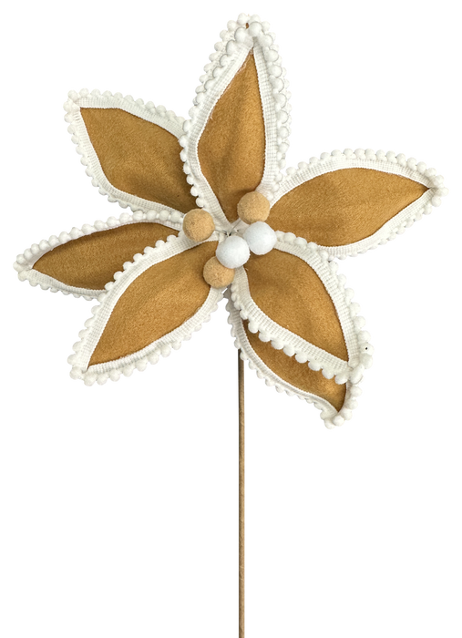 Poinsettia Stem 26in 86805BNWT