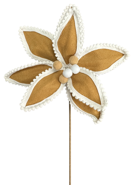 Poinsettia Stem 26in 86805BNWT