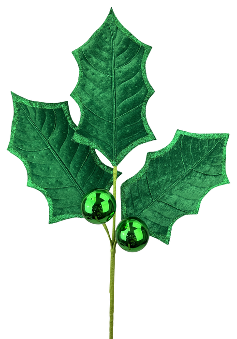 Holly Lvs Spray x 3 H39 Green 86864GN