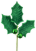 Holly Lvs Spray x 3 H39 Green 86864GN