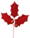 Holly Lvs Spray x 3 H39 Red 86864RD