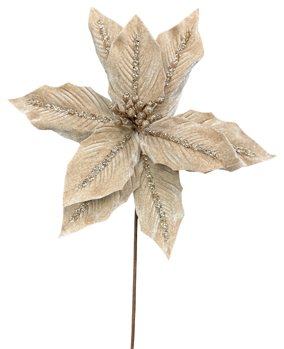 Poinsettia Stem H16xDIA12.5 86876TAN
