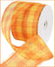 4"X20YD Woven Check Paper Mesh Orange/Yellow RR700238