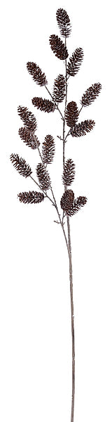 50"L Long Pinecone Branch Brown/Whitewash XD3299J2