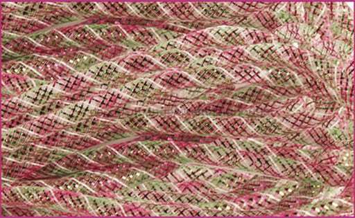 8Mmx30Yd Deco Flex Tubing Fuchsia/Lime Green/White Re3026M6