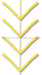 9' Pencil Work Garland X22 Ties Yellow XX752429 - DecoExchange