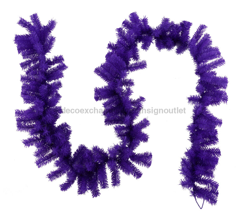 9’ X 10’’ Pvc Garland Purple XX964623 base
