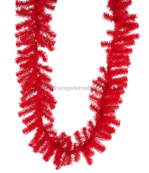 9' X 10" Pvc Garland Red XX964624 - DecoExchange