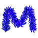 9’ X 14’’ Blue Artificial Pre-Lit Garland With Warm White Led Mini Lights Bright K234515Led Base