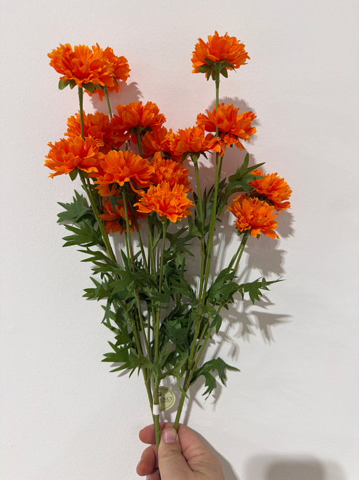 Ruffle Cosmos Bush X3 20" MTF26923-ORNG - DecoExchange®