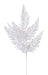 24.5"L Pearl Fern Spray White XX246427 - DecoExchange®