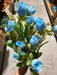 Rose Bud Bush - 7 Stems - Light Blue - 37406 - DecoExchange®
