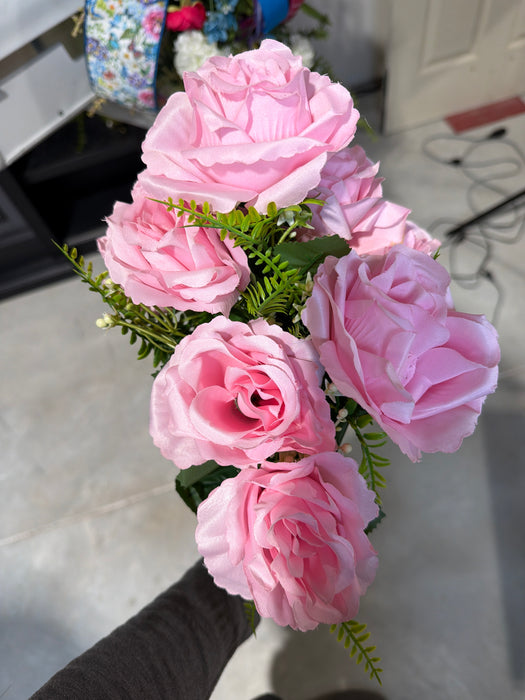 Elegant Rose - 9 Stems - Pink - 52548 - DecoExchange®