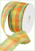 2.5"X20YD Woven Check Paper Mesh Orange/Yellow/Lime RR600650