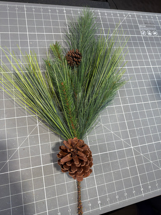 PVC Long Needle Mixed Spray Green 39651