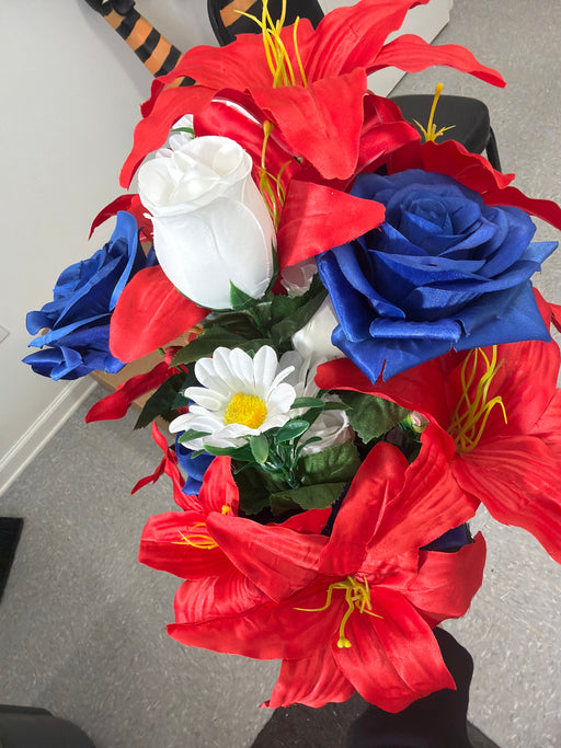 28 In Lilium Rose Mixed Bush X 80359A-RDWTBL - DecoExchange®