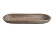 19.5"L X 5.5"W Paulownia Wood Tray Honey Brown AW984530 - DecoExchange®