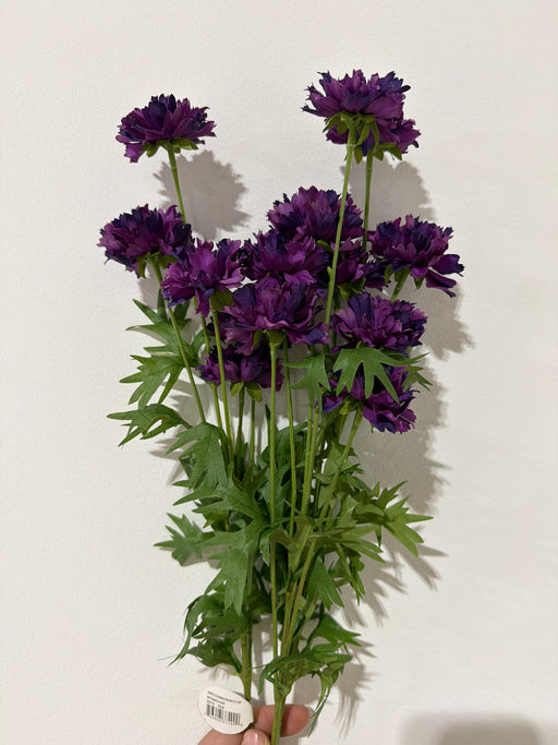 Ruffle Cosmos Bush X3 20" MTF26923-PURP - DecoExchange®