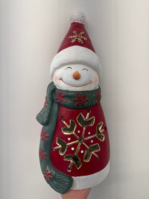 7.5X7X15.6 Snowman AS3781M-RED - DecoExchange®