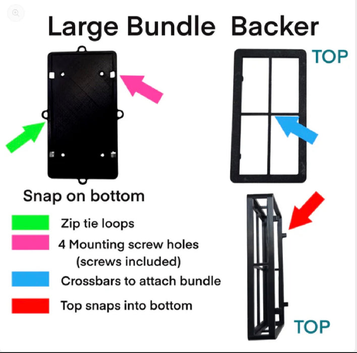The Bloom Backer™ – Bundle Base Version Adjustable Floral Holder for Floral Arrangements, Wreaths, Centerpieces & Crafts