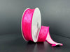 Dbl Sided- Fuch Vlvt/Pnk Dupioni/Thckr Wire, 1"X10Y D43615-10-28 - DecoExchange®