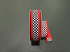 Rd Dupioni/Blk-Wht Chex Back/Thckr Wire, 1"X10Y D46632-10-12 - DecoExchange®