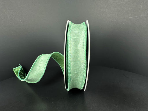 Sage Velvet/Sage Dupioni Back, 1"X10Y D61618-10-06