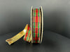 Tartan Plaid/Gold Back, 1"X10Y D73649-10-25