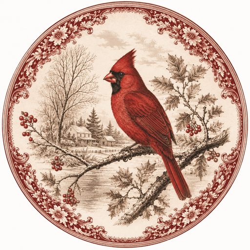 Cardinal Sign, Christmas Sign, Winter Sign, DBJ-W-0032, 12in Sign For Wreath, Wood Wreath Sign