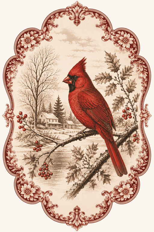 Cardinal Sign - DBJ-W-0033-DH