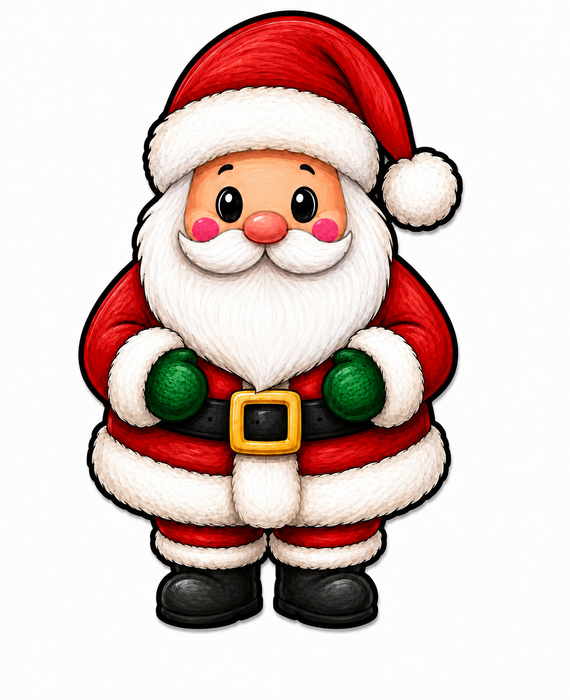 Santa Claus Cutout, DBJ-W-0055, 12in Sign For Wreath, Wood Wreath Sign - DecoExchange®