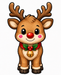 Rudolph the Red-Nosed Reindeer, DBJ-W-0063, 12in Sign For Wreath, Wood Wreath Sign - DecoExchange®