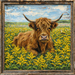 Cow Sign, Animal Sign, DCO-102949, Sign For Wreath, 10" Metal Sign
