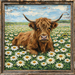 Cow Sign, Animal Sign, DCO-102950, Sign For Wreath, 10" Metal Sign