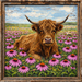 Cow Sign, Animal Sign, DCO-102952, Sign For Wreath, 10" Metal Sign